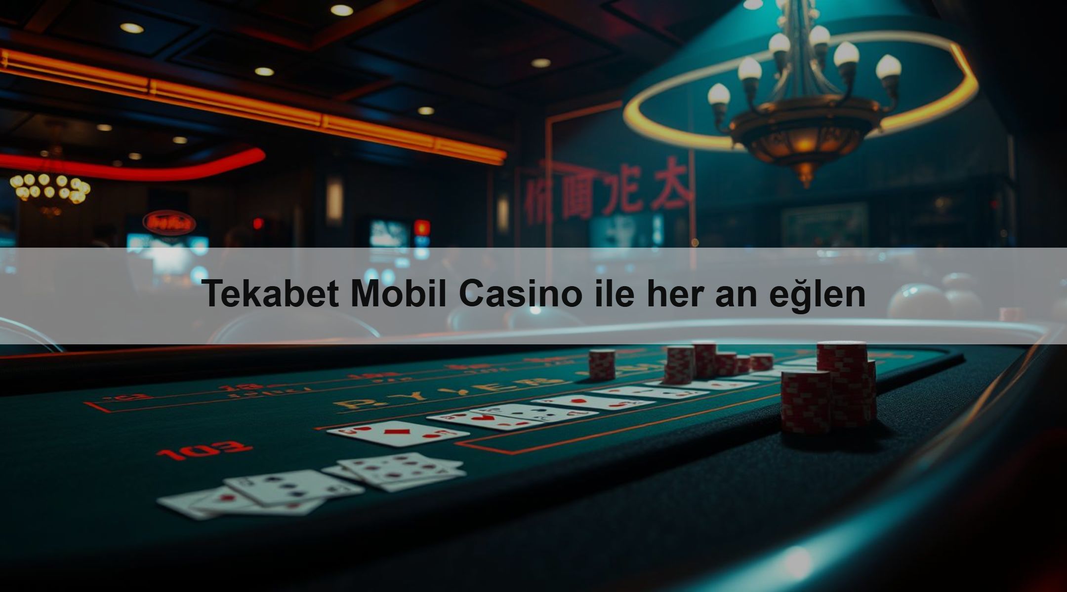 Tekabet Mobil Casino ile her an eğlen