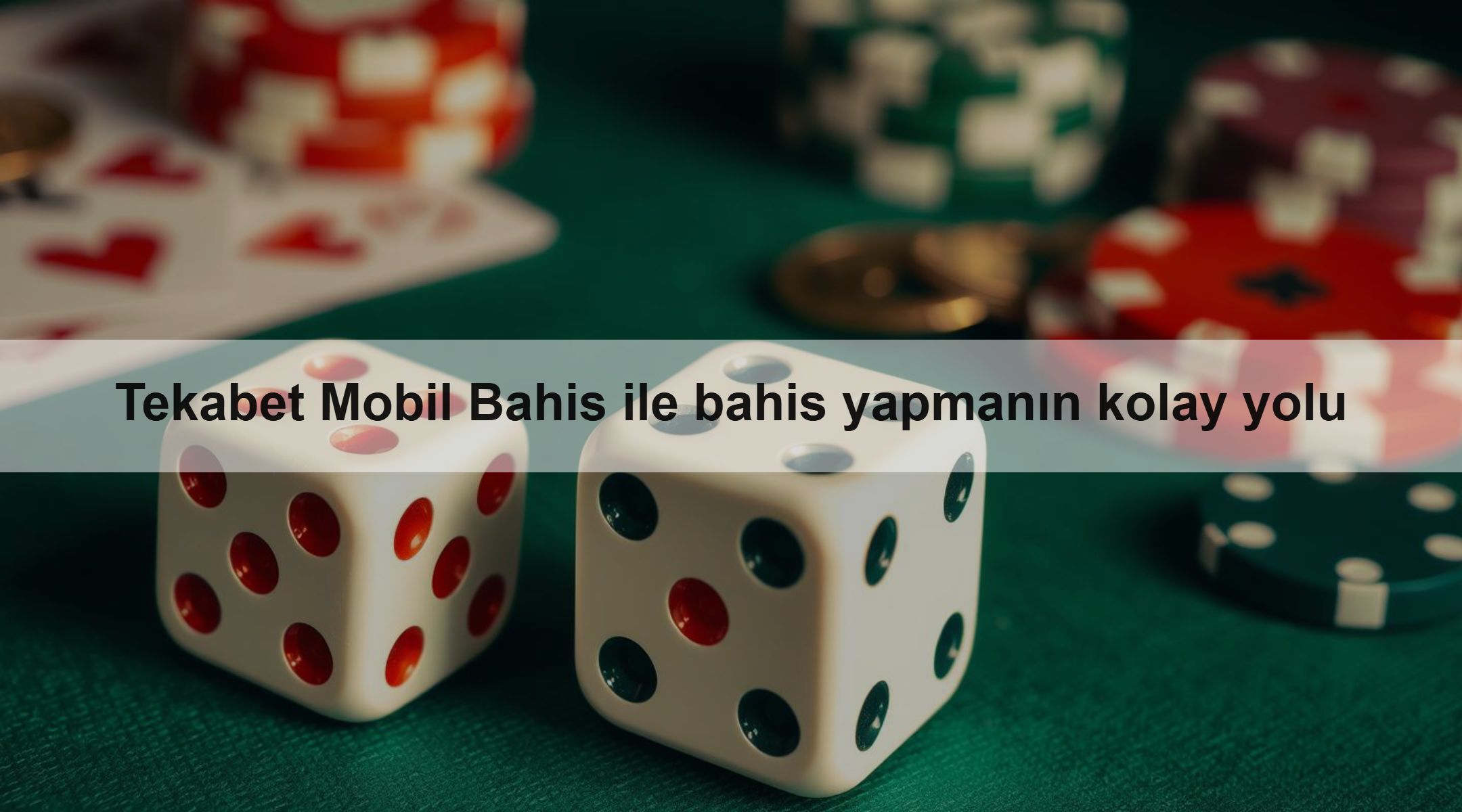 Tekabet Mobil Bahis ile bahis yapmanın kolay yolu